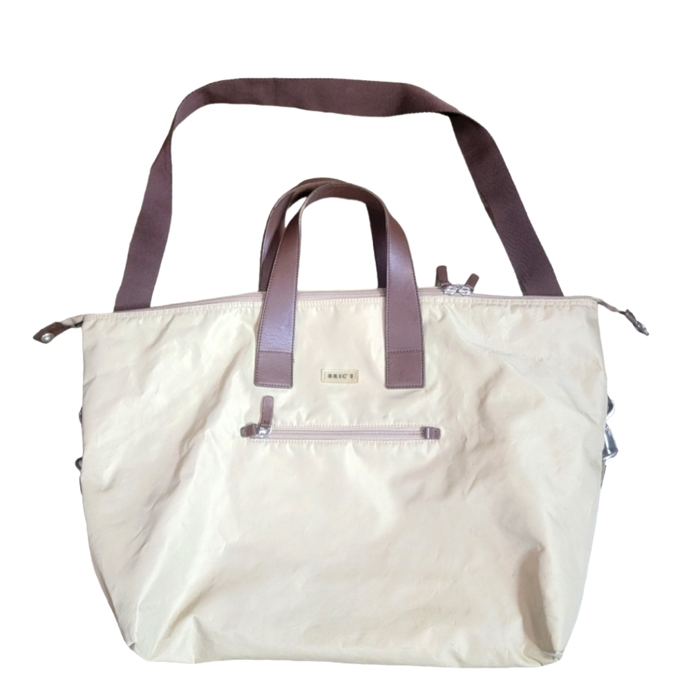 BRIC'S beige travel bag
